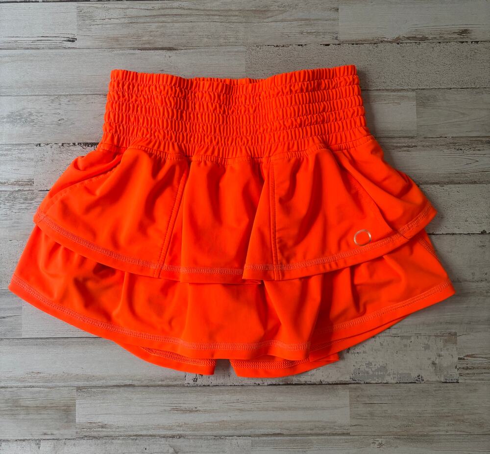 The Bubble Bright Orange Brittany Skirt sz XS Excellent